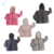 Campera Bebe Invierno Abrigo Corderito Capucha Acolchado