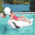 Cisne Bco Flotador Colchoneta Inflable Grande Bw 201x160cm