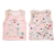 Chaleco de Piel Polar Plush Pink Bunny Bevibian