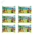 PACK x 6 Toallas Húmedas La Granja De Zenón Ultra Gruesas x50U