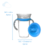 Vaso 360 Antiderrame Con Asas Desmontables Smart Nuby 100 ML en internet