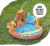 Pileta Playcenter Centro De Juegos Con Tobogan 208L Bestway