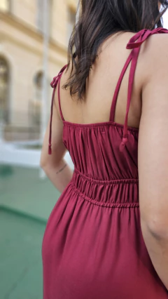 Vestido Evelyn Cereja - loja online