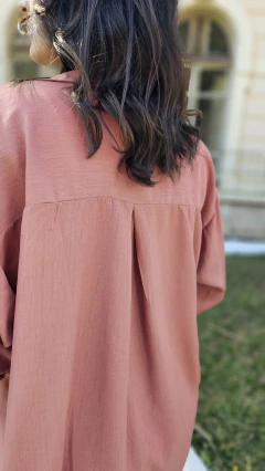 CAMISA OVERSIZED AMARELO SUAVE - loja online