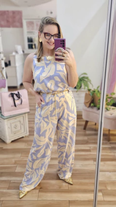 PANTALONA ESTAMPA AZUL - comprar online