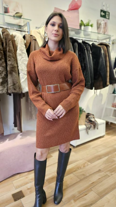 VESTIDO GOLA TRICOT na internet