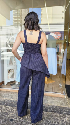 CALÇA RISCA AZUL - comprar online