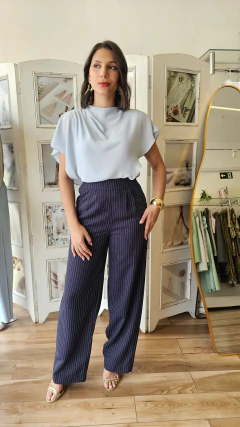 CALÇA RISCA AZUL - Santa Saia