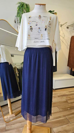 CROPPED TEE URSINHO OFF WHITE na internet