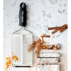 Rallador Microplane Gourmet Dual 2 en1 Fino / Grueso Acero Inox Plateado - tienda online