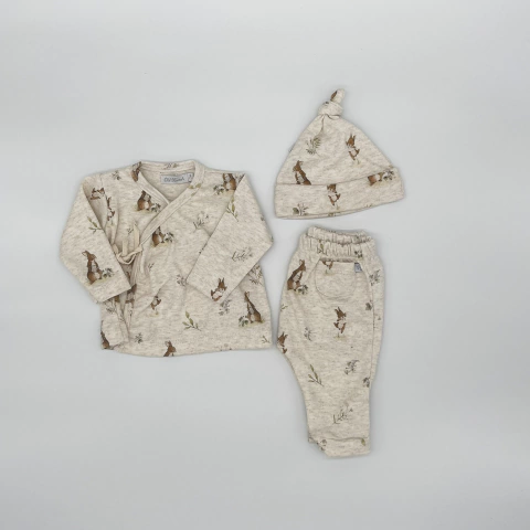 4041098 SET BATITA - PANTALON - GORRO CONEJITOS