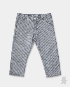 4236013 PANTALON LINO RAYADO