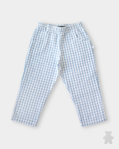 4236024 PANTALON CLOQUE CELESTE