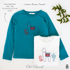 4533014 REMERA BORDADO LLAMA