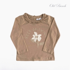4545001 REMERA FLOR LIBERTY CHOCOLATE
