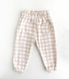 4243004 PANTALON GASA CUADROS