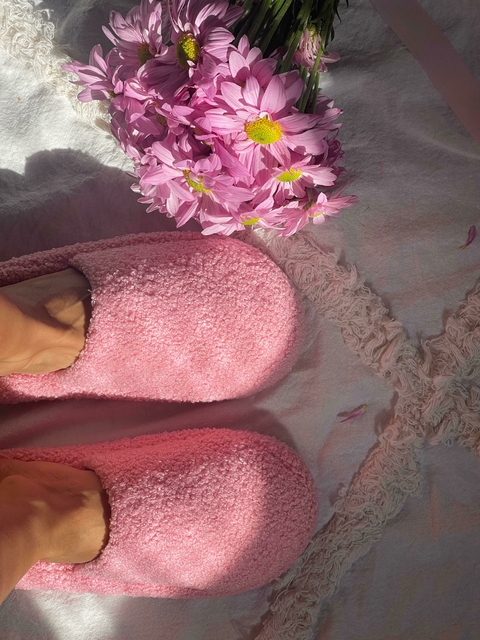 Pantu Espumón Boucle Rosa - comprar online