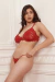 Conjunto Siena Rojo (Corpiño Con Aro & Bombacha Less) - tienda online