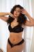 Conjunto Capri Negro (Corpiño con aro & Bombacha Less) en internet