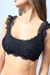 Corpiño Ginebra Negro ( Sin Aro ) - comprar online