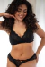 Conjunto Linda Negro ( Corpiño Sin aro & Bombacha Less ) - comprar online