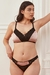 Conjunto Ingrid Rosa Viejo (Corpiño sin aro & Bombacha Less)