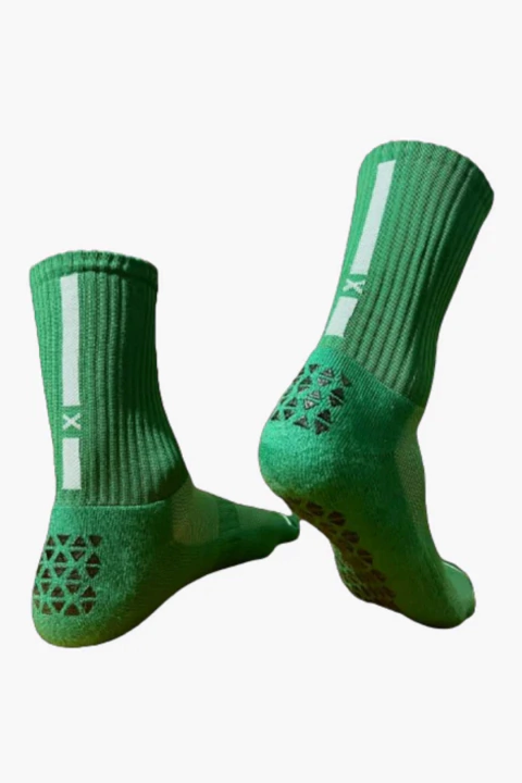 MEDIAS ANTIDESLIZANTES 3/4 DEPORTIVAS VERDES