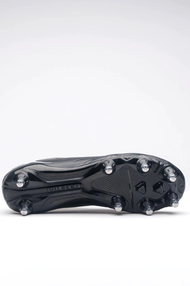 BOTINES DE RUGBY GILBERT ICON STUDS BLACK 8 TAPONES DE ALUMINIO INTERCAMBIABLES — imagen 5