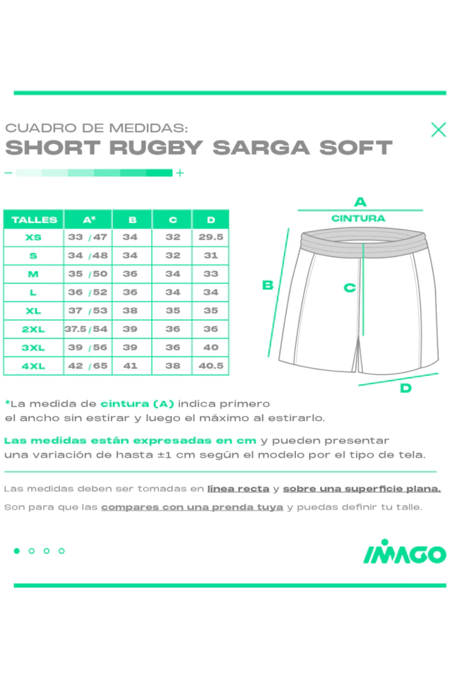 SHORT DE RUGBY IMAGO IRLANDA HOME — imagen 5