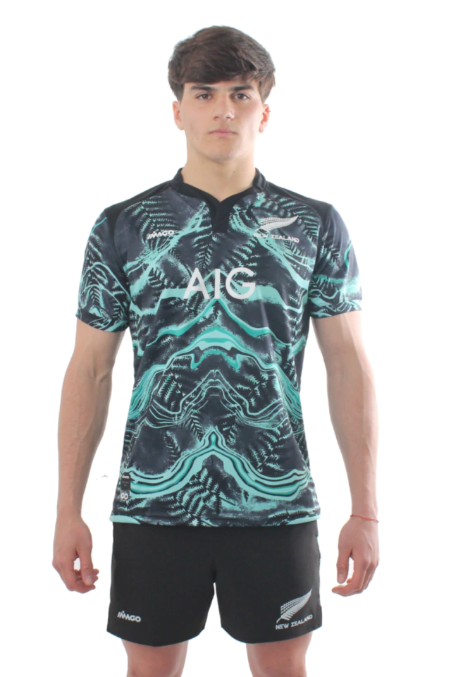 CAMISETA DE RUGBY NEW ZEALAND JUNGLE ALL BLACKS
