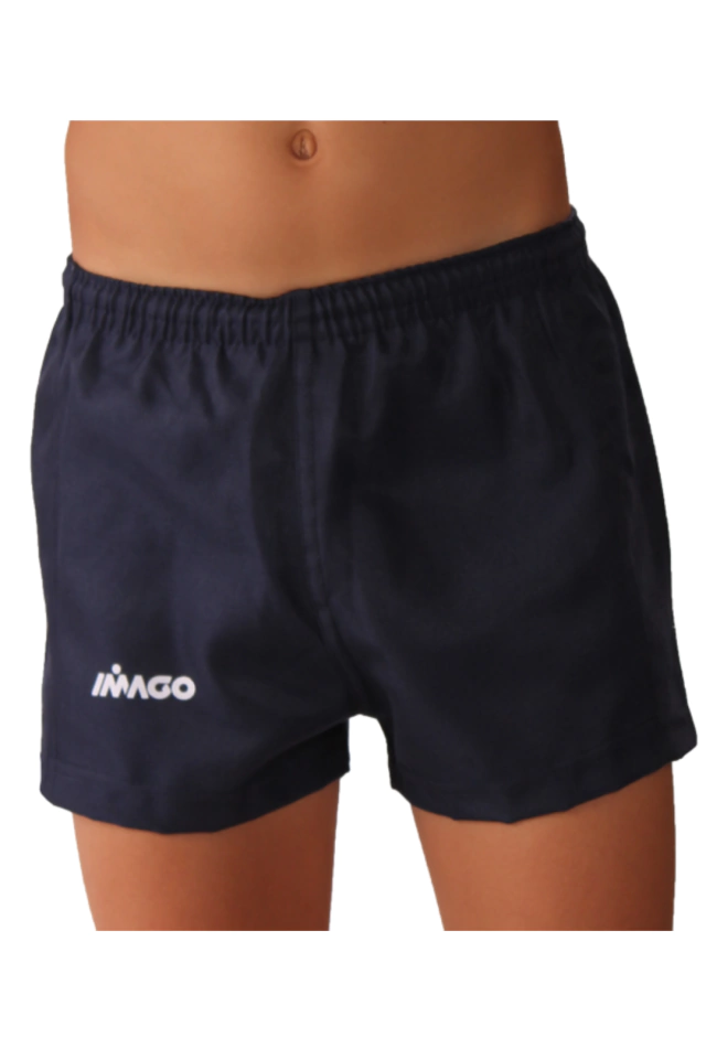 SHORT DE RUGBY IMAGO AZUL LISO NIÑO