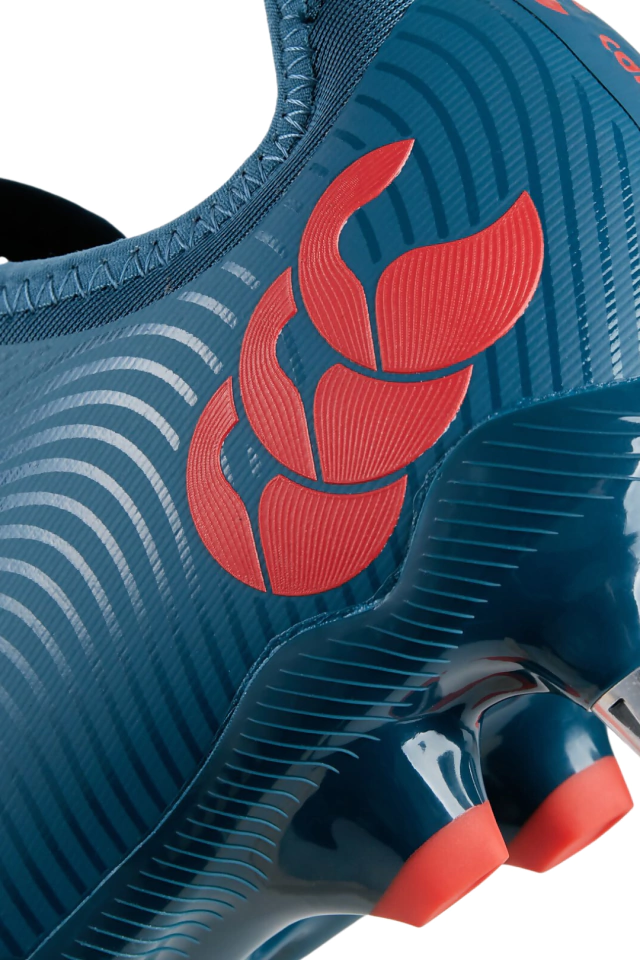 BOTINES DE RUGBY CANTERBURY PHOENIX GENESIS PRO BLU/BLK 6 TAPONES DE ALUMINIO INTERCAMBIABLES — imagen 7