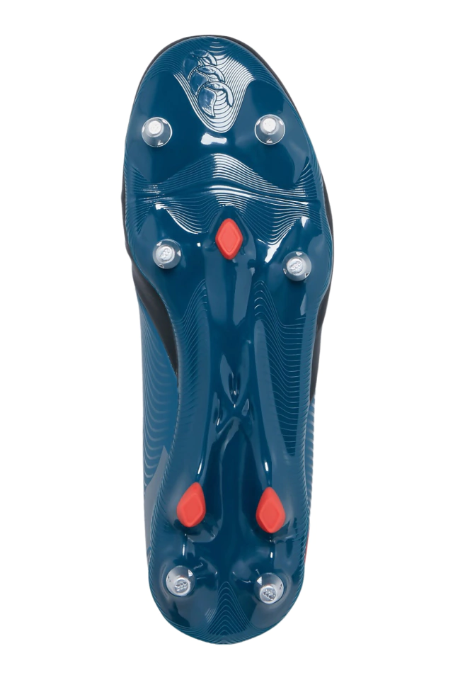 BOTINES DE RUGBY CANTERBURY PHOENIX GENESIS PRO BLU/BLK 6 TAPONES DE ALUMINIO INTERCAMBIABLES — imagen 8
