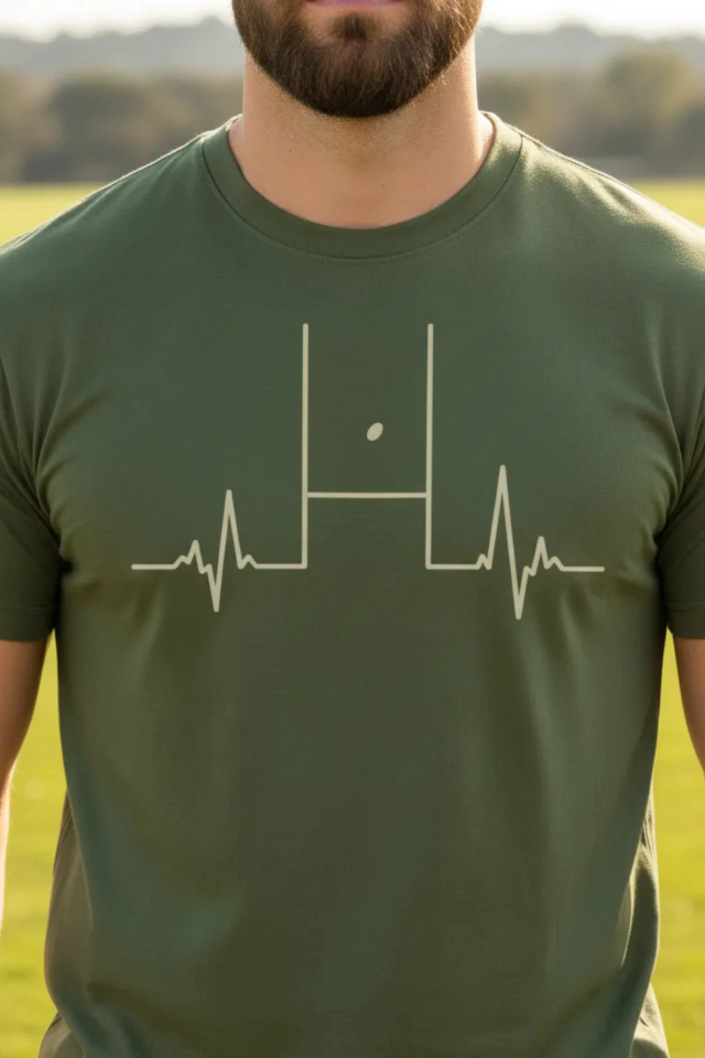 REMERA PICTON PULSE LATIDO CORAZON MILITAR — imagen 4
