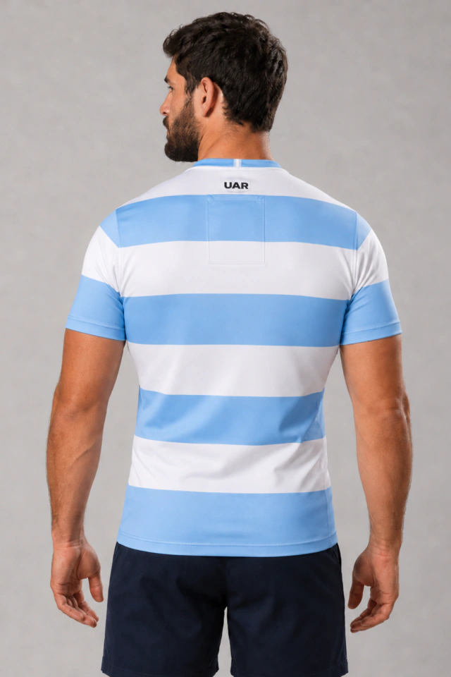 CAMISETA DE RUGBY LOS PUMAS LE COQ HOME MATCH MAILLOT 24/25 — imagen 2