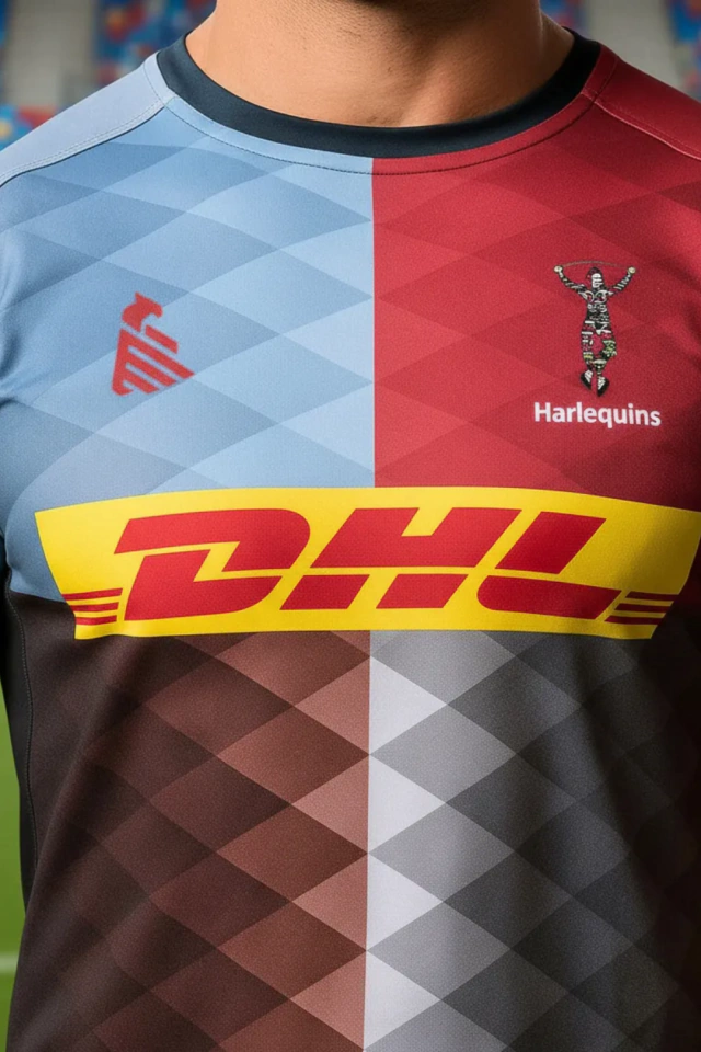 CAMISETA DE RUGBY PICTON HARLEQUINS HOME MATCH — imagen 3