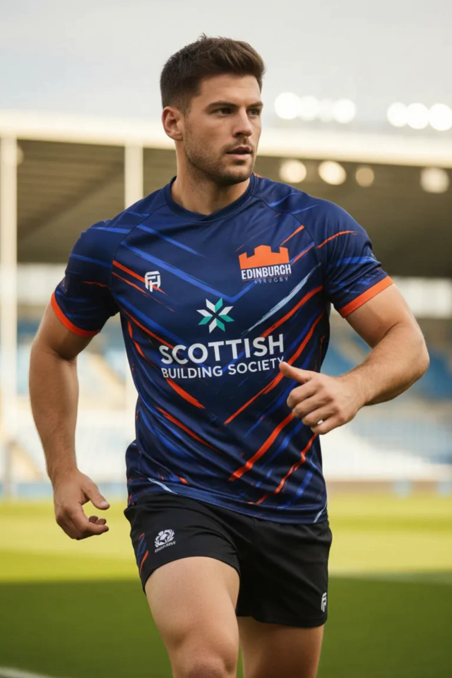 CAMISETA DE RUGBY FLYHALF CLASH EDINBURGO BRUSH — imagen 2