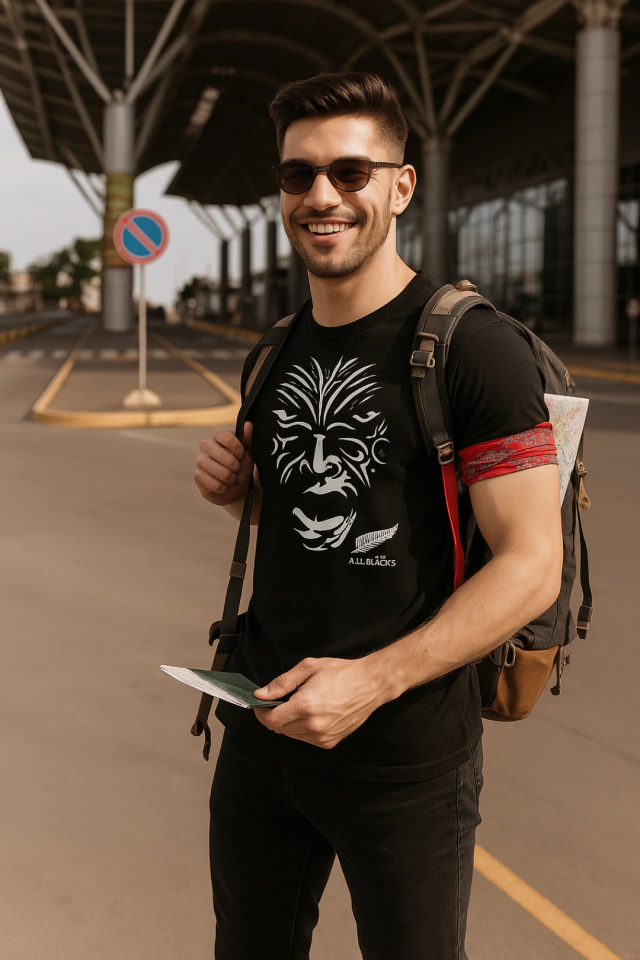 REMERA PICTON CARA MAORI ALL BLACKS — imagen 2