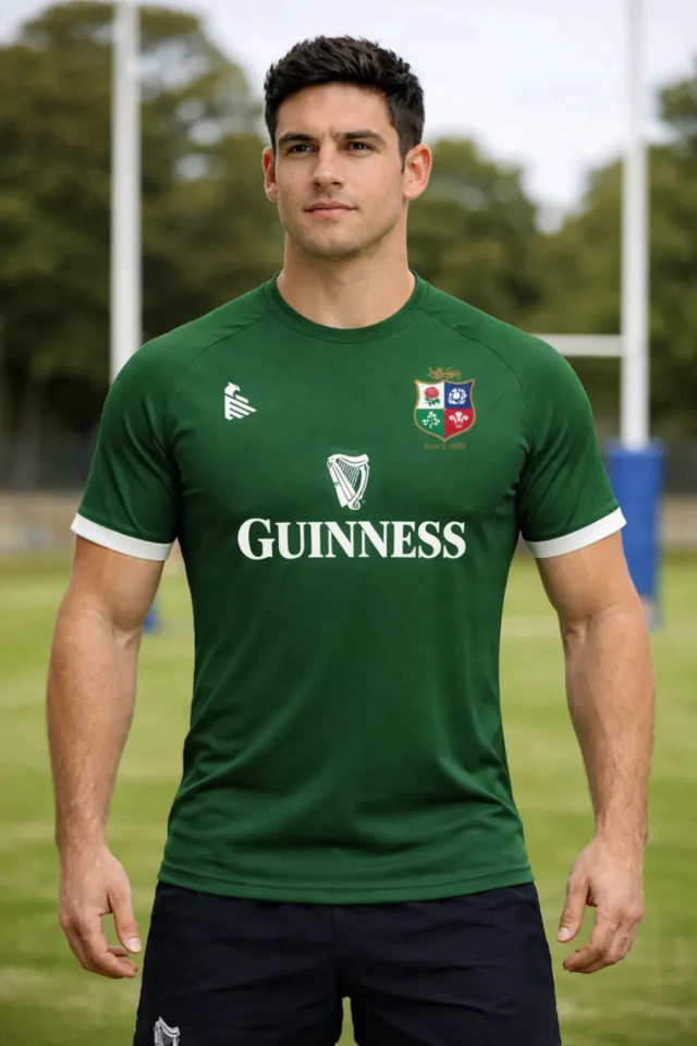 CAMISETA DE RUGBY FLYHALF FORCE IRISH & BRITISH LIONS VERDE — imagen 5