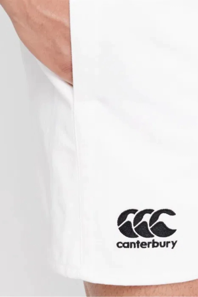 SHORT DE RUGBY CANTERBURY GABARDINA BLANCO IMPORTADO — imagen 2