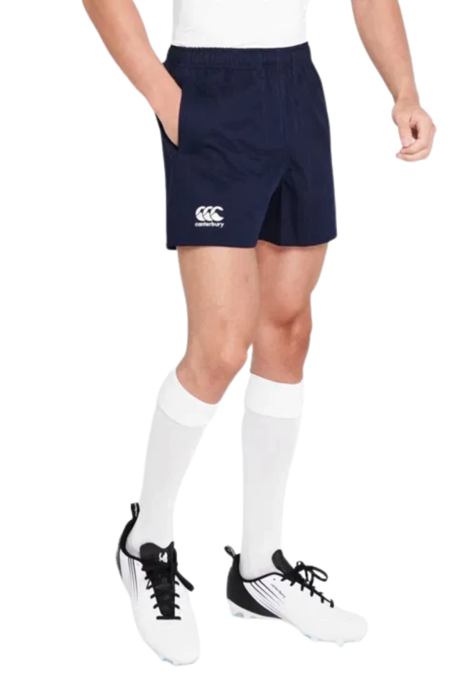 SHORT DE RUGBY CANTERBURY GABARDINA AZUL IMPORTADO