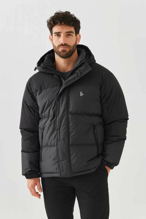 CAMPERA FLYHALF LENNOX BLACK - comprar online