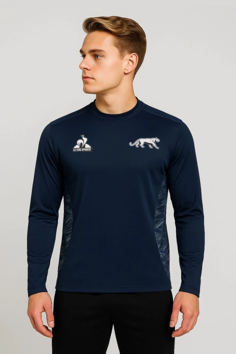 BUZO LOS PUMAS TRAINING CREWNECK AZUL - comprar online