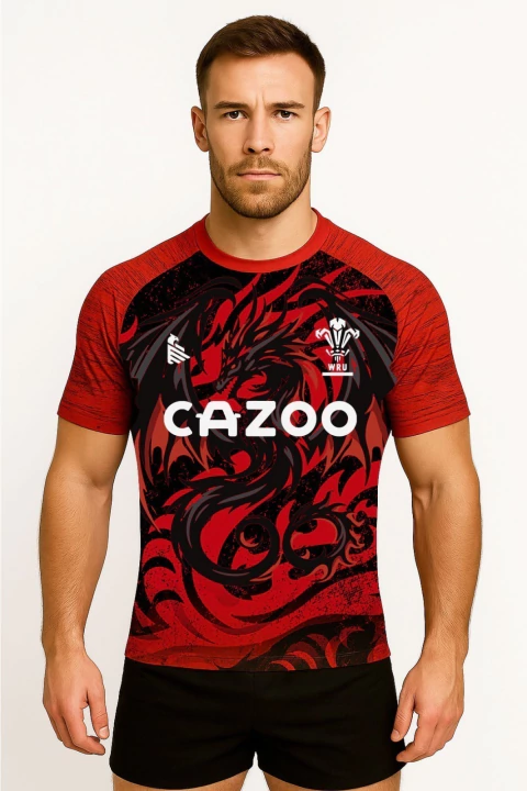 CAMISETA DE RUGBY PICTON WALES DRAGON MATCH - comprar online