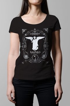 Remera Bauhaus negra mujer