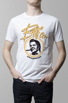 Remera Biff volver al futuro blanca hombre