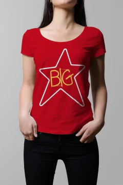 Remera Big Star roja mujer