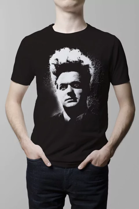 Remera Eraserhead pelicula negra hombre