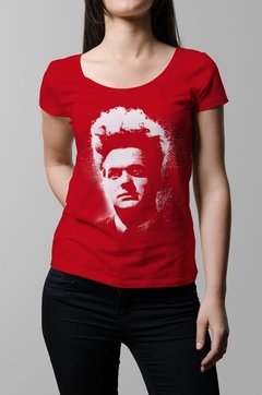 Remera Eraserhead pelicula roja mujer