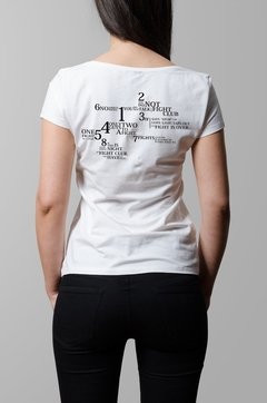 remera Fight Club reglas mujer
